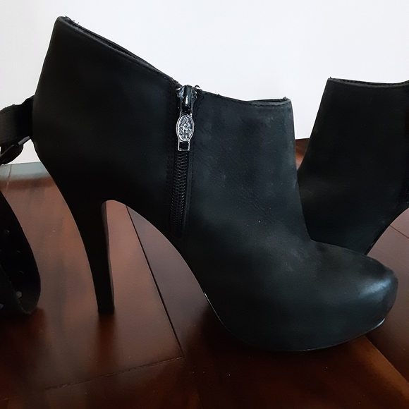 ASH EMMA BOOTS IN GREYISH BLACK WITH GUNMETAL STUDS 40 - Picture 15 of 16
